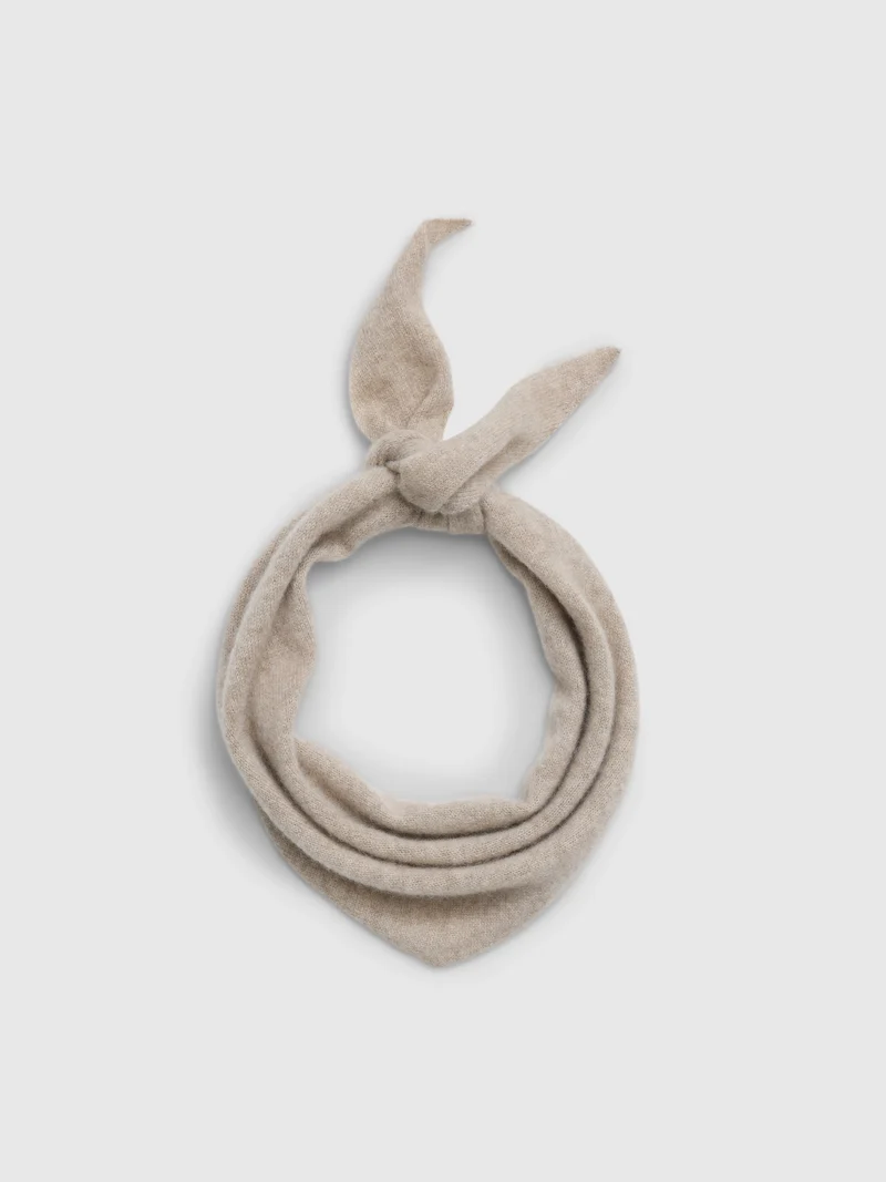 SLWMARIA NARROW CASHMERE SCARF NOOS, Oatmeal/MELANGE