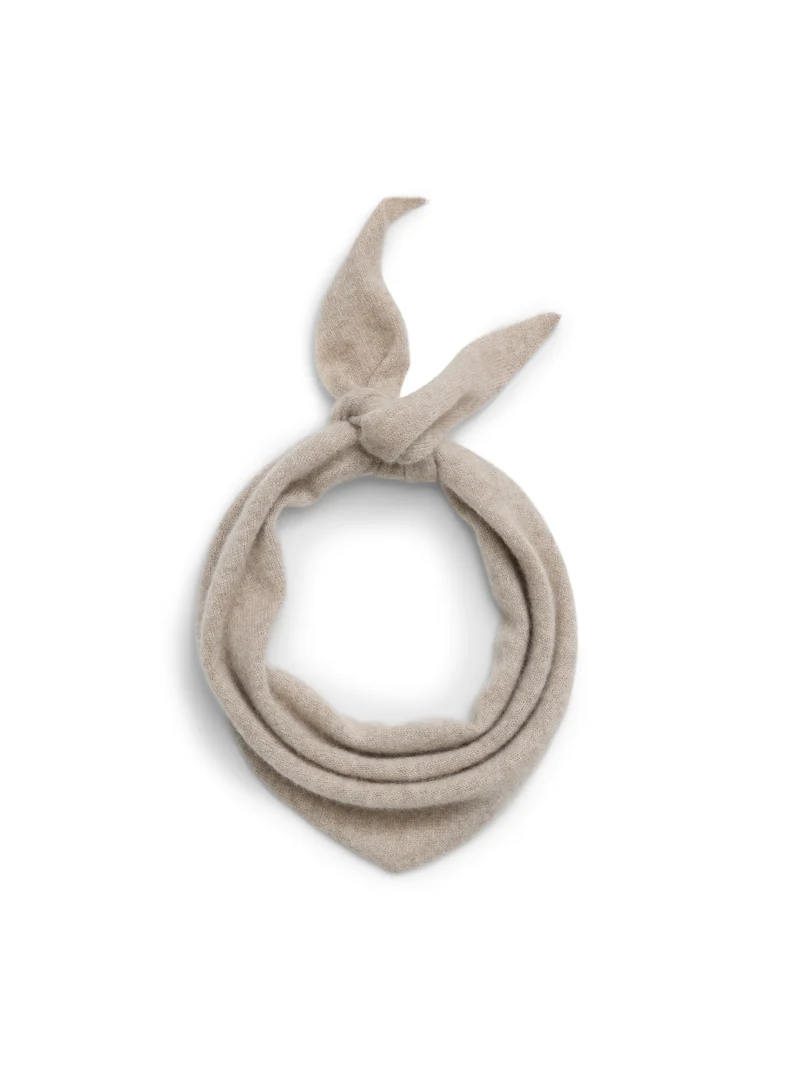 SLWMARIA NARROW CASHMERE SCARF NOOS, Oatmeal/MELANGE