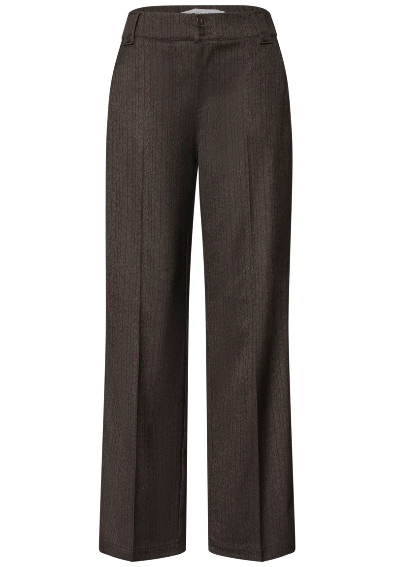 Style Amalia_Double Button Wov, black coffee