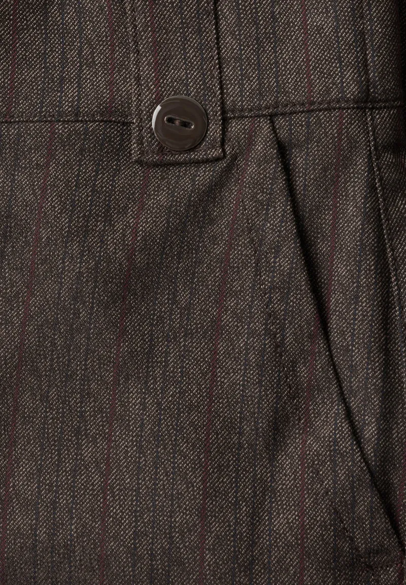 Style Amalia_Double Button Wov, black coffee