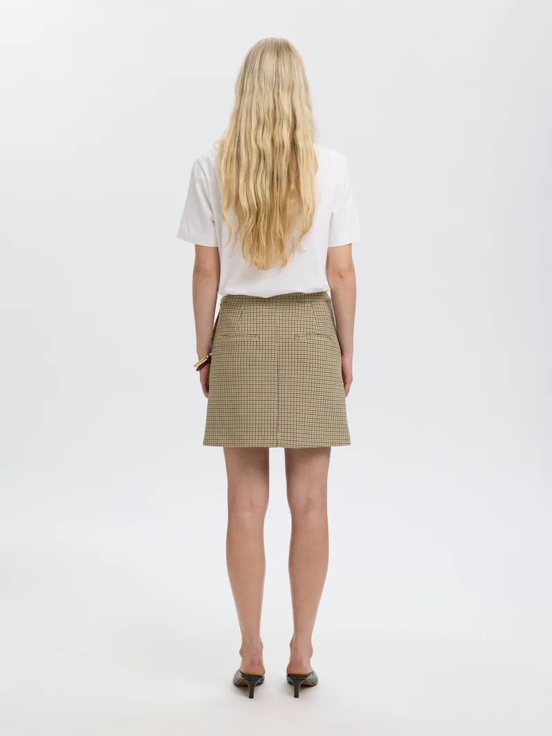 SLWELARA MW MINI SKIRT, Monks Robe/CHECKS