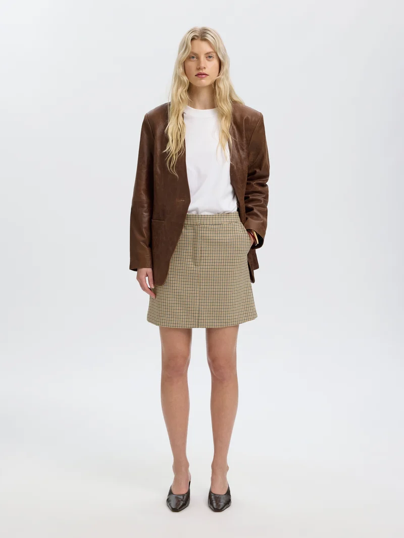 SLWELARA MW MINI SKIRT, Monks Robe/CHECKS
