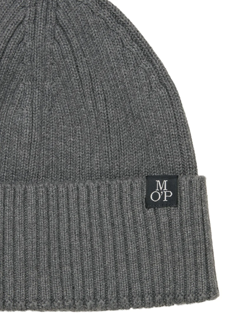 Knit Hats, Graphic Grey Melange