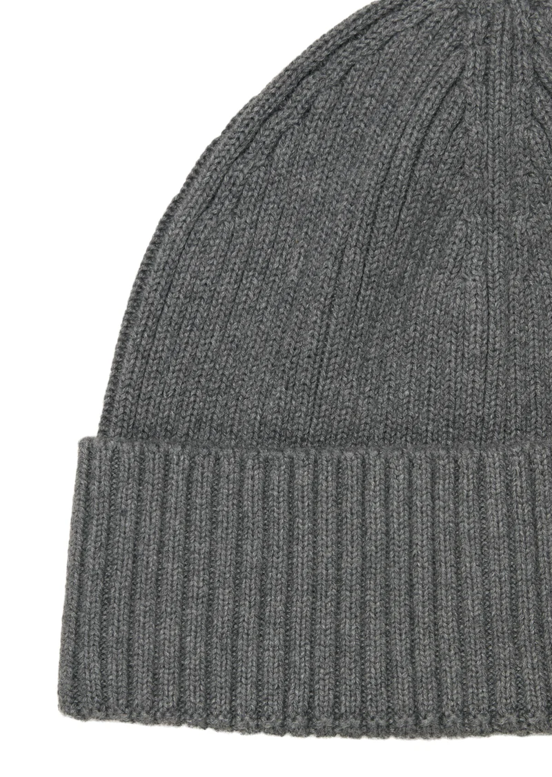 Knit Hats, Graphic Grey Melange