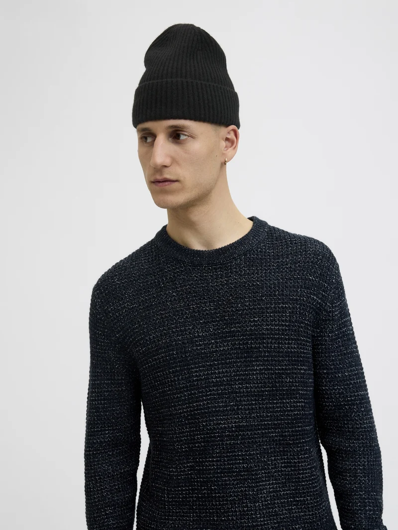 JACCOPENHAGEN WOOL BEANIE NOOS, Black