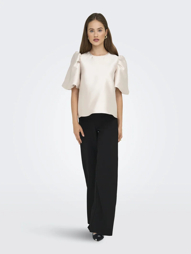 ONLCLEVER HW WIDE PANT PNT, Black