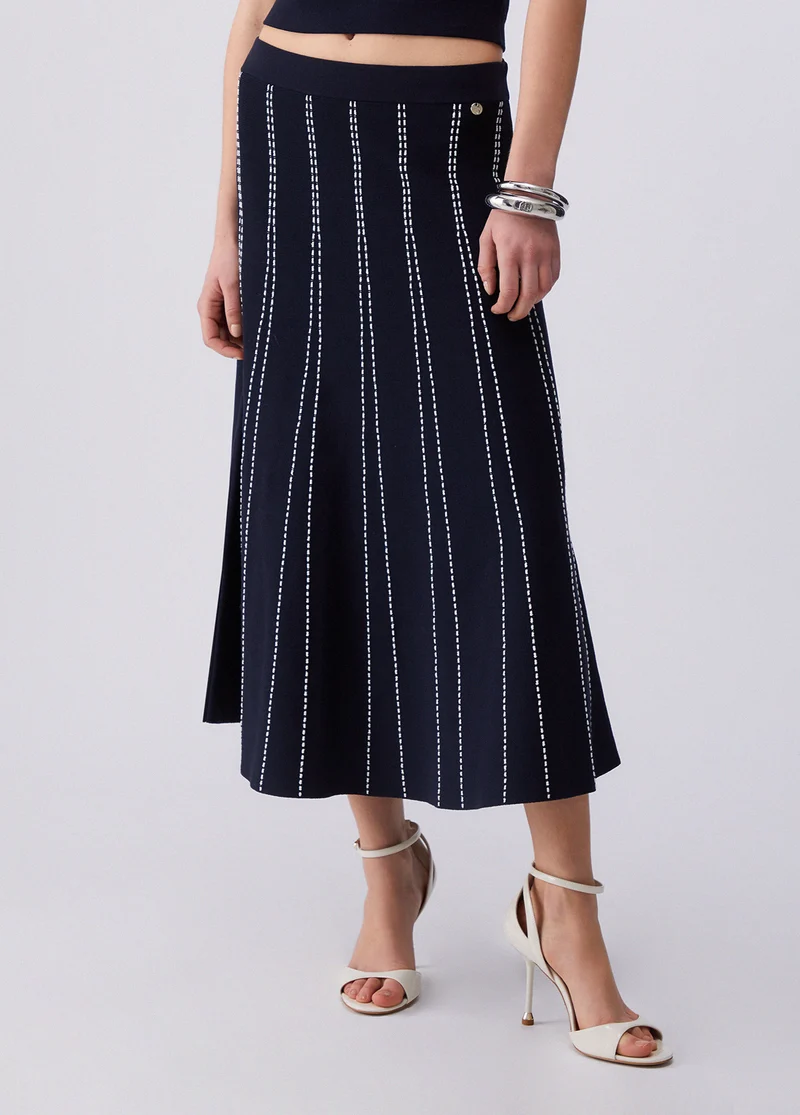 Knit Midi Skirt
