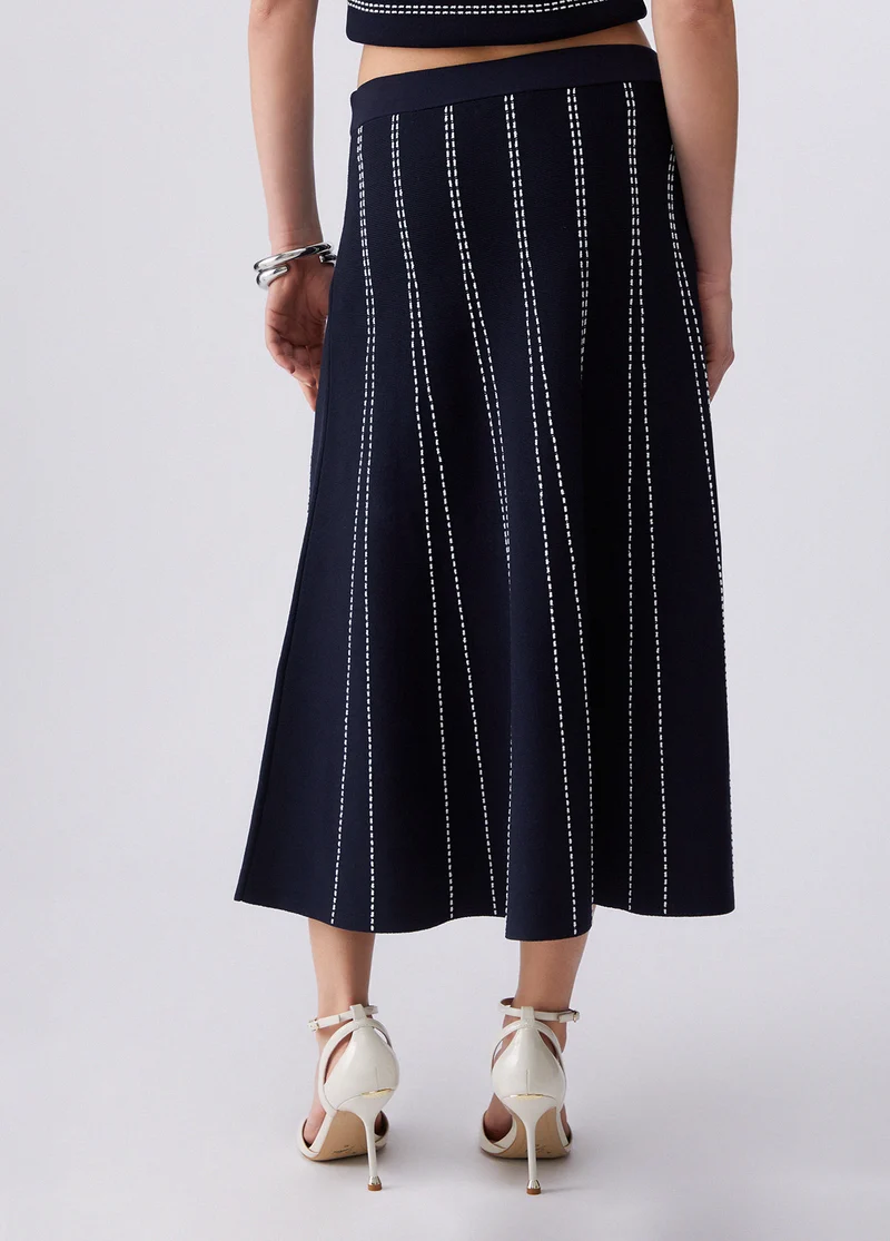 Knit Midi Skirt