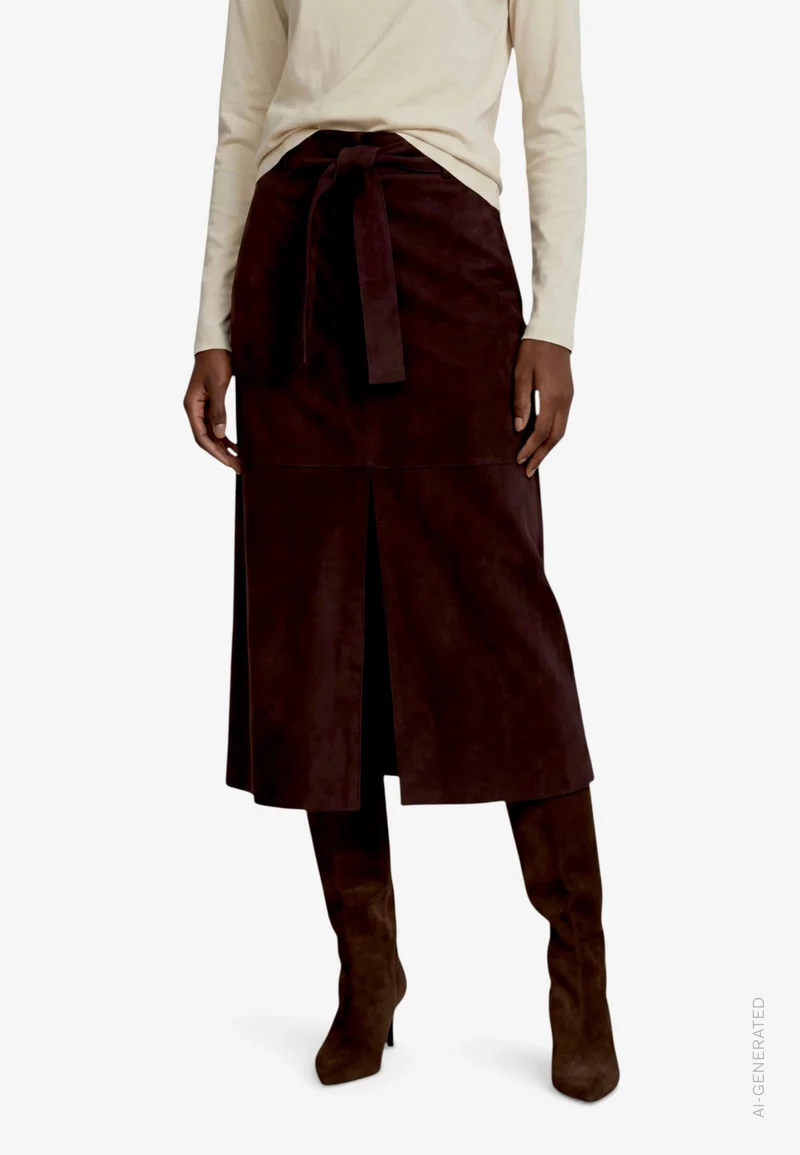Rock Mittellang Klassisch, Chocolate Plum
