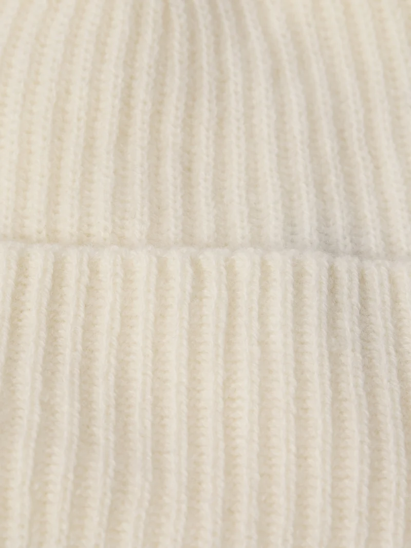 JACCOPENHAGEN WOOL BEANIE NOOS, Cloud Dancer