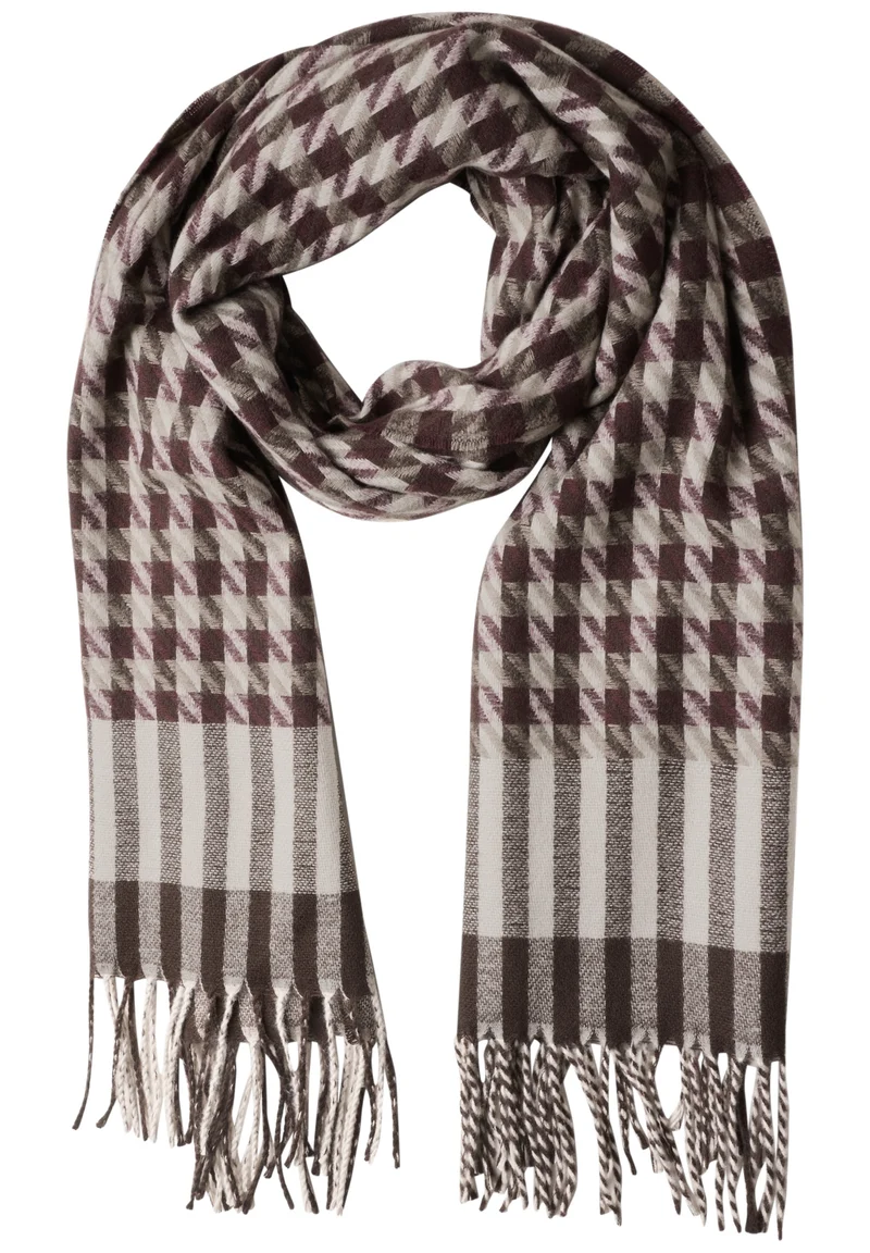 OP_ Multicolor Houndstooth, Muddy Mocha