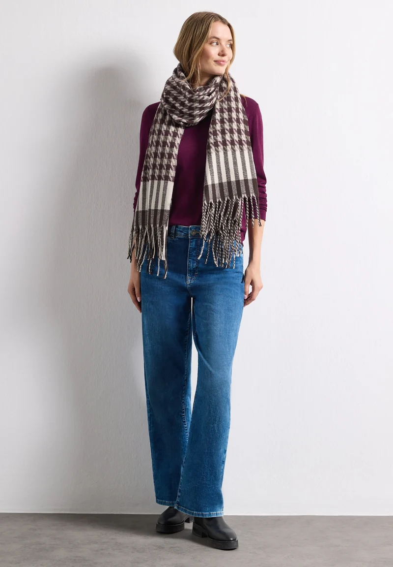 OP_ Multicolor Houndstooth, Muddy Mocha