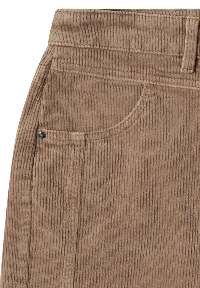 Style Scarlett Barrel Corduroy, creamy mocha