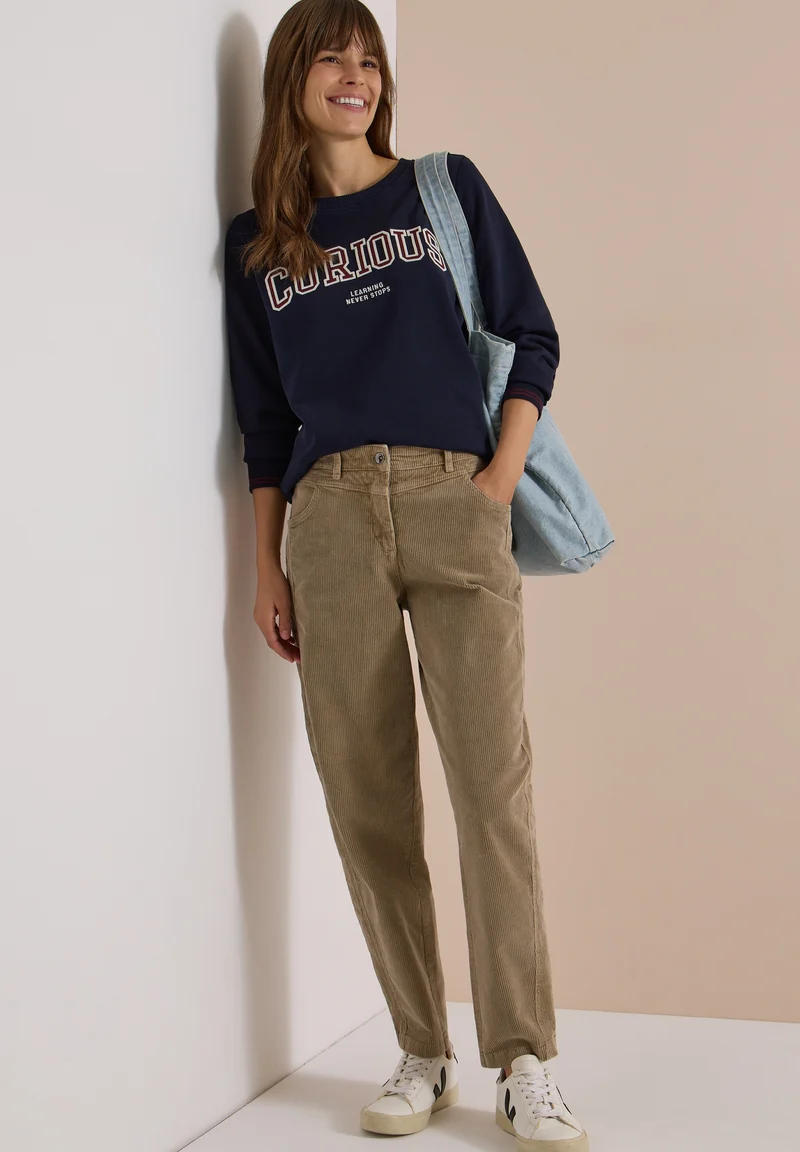 Style Scarlett Barrel Corduroy, creamy mocha
