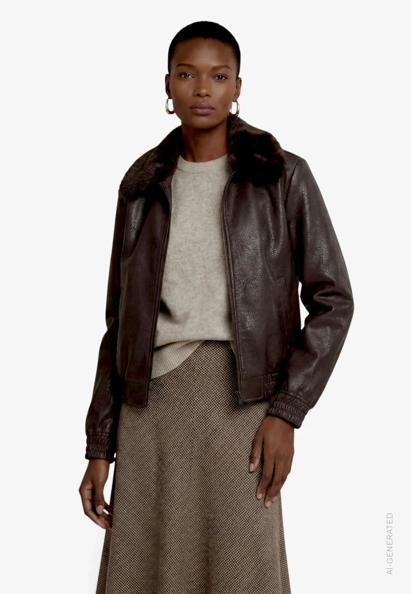 Blazerjacke Kurz 1/1 Arm, Black Coffee