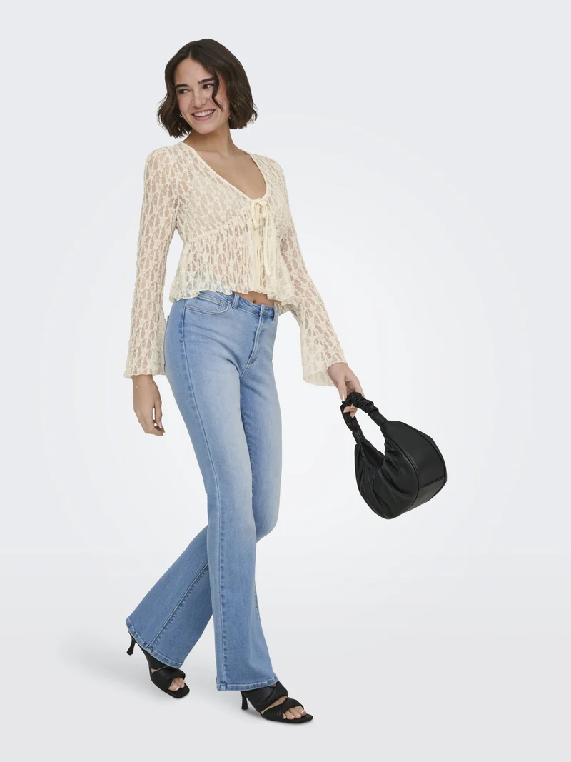ONLAYA LACE CARDGIAN JRS NOOS, Birch