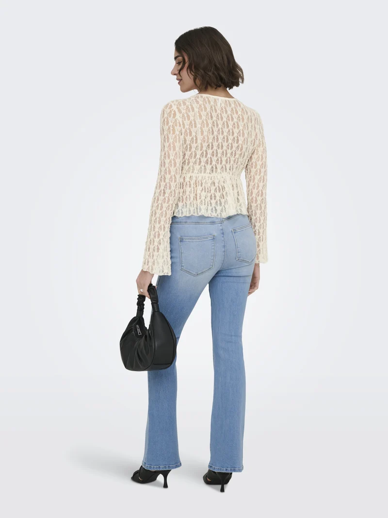 ONLAYA LACE CARDGIAN JRS NOOS, Birch