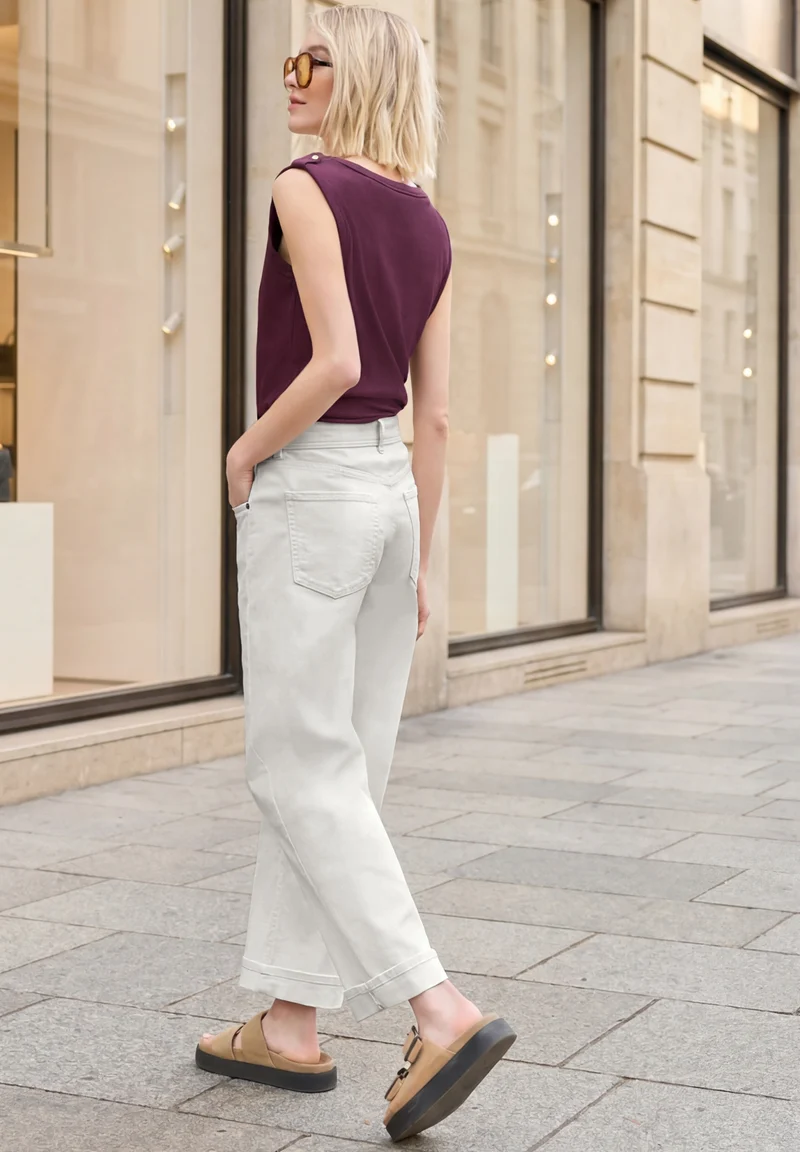QR Studio Style Culotte,hw,ecr, ecru wash