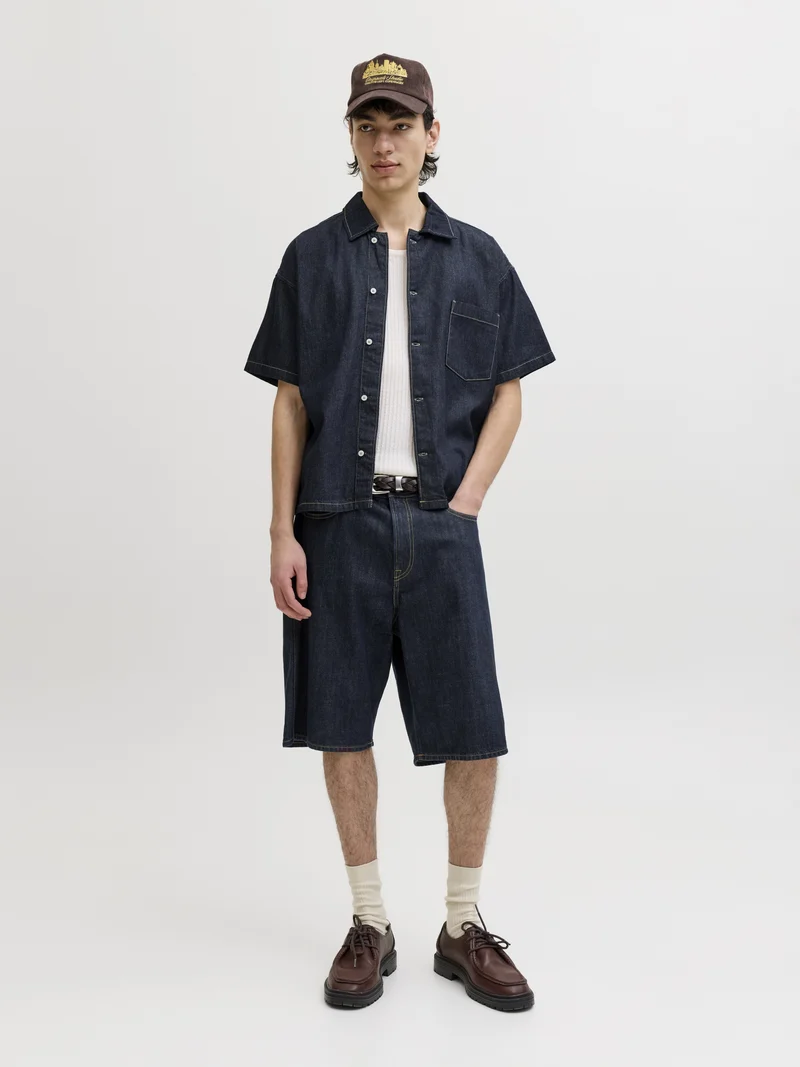 JJIALEX JJNORREBRO SHORTS SQ 400, Blue Denim/RAW
