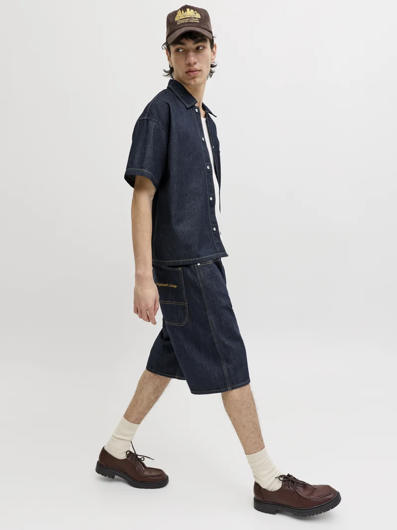JJIALEX JJNORREBRO SHORTS SQ 400, Blue Denim/RAW