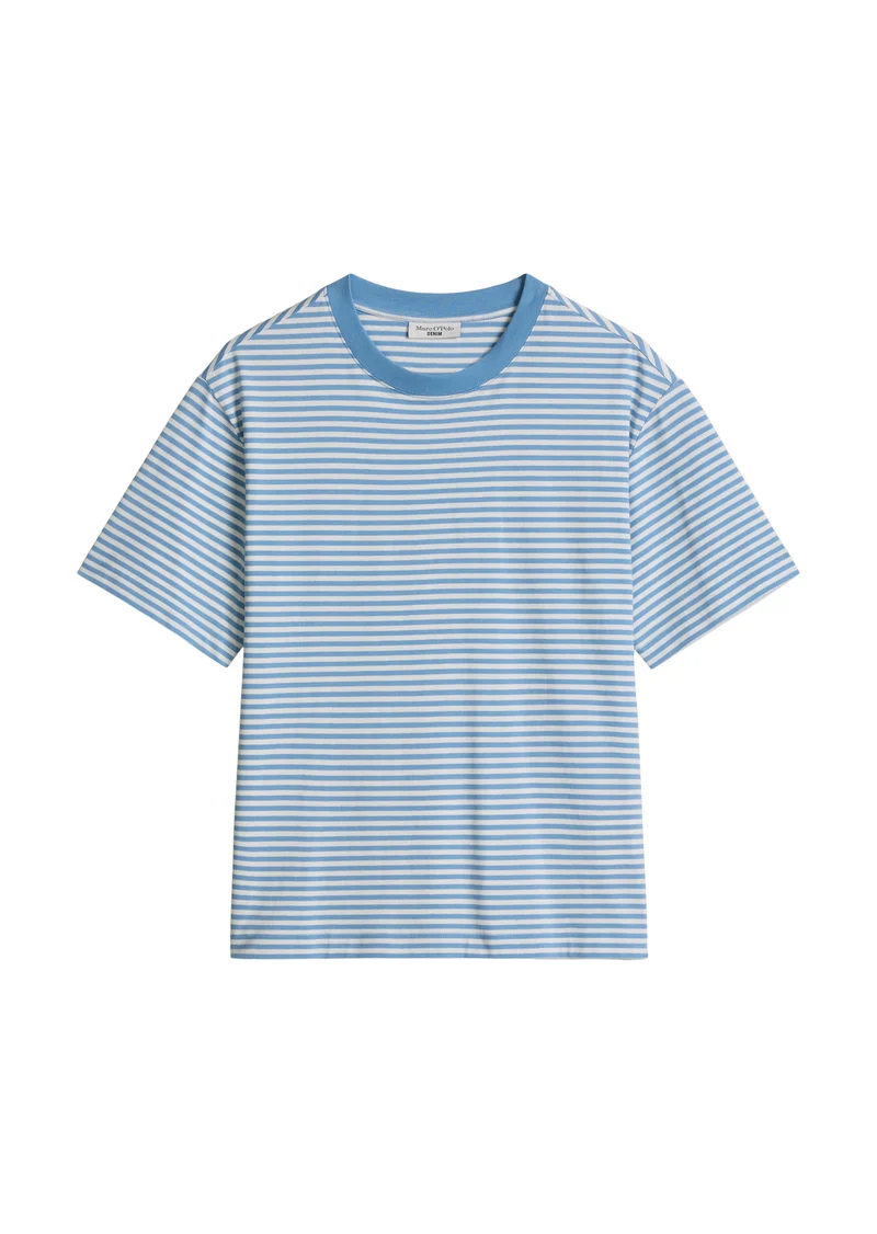 T-Shirt, SSL, Crewneck, YD Stripes, Light Blue_Multi_04