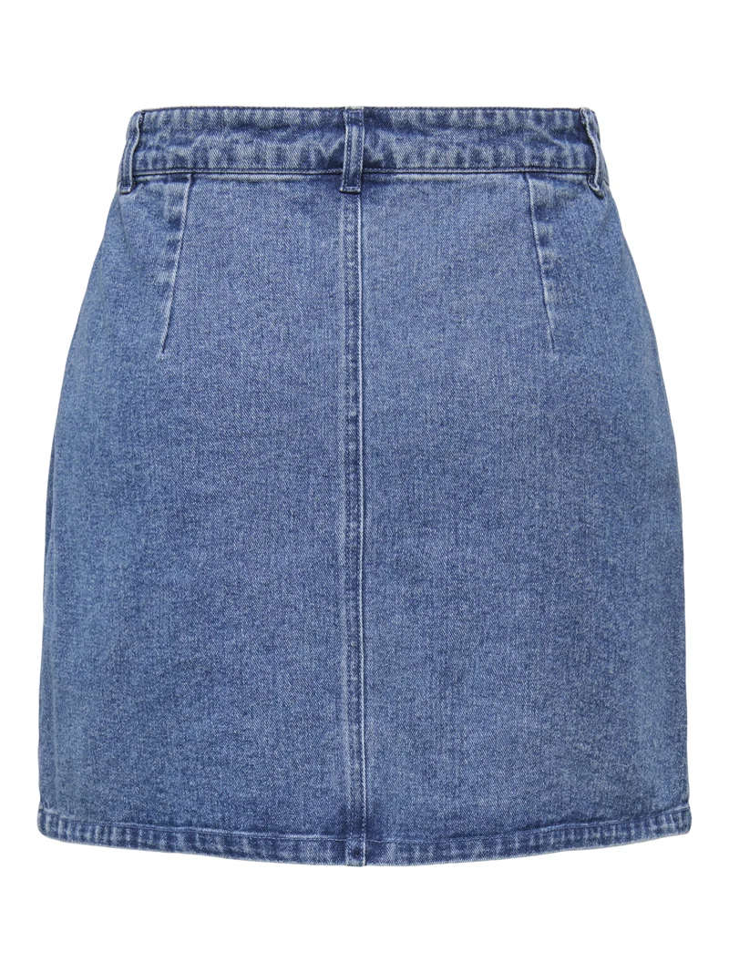 JDYSHIRAZ HW SKIRT DNM, Medium Blue Denim
