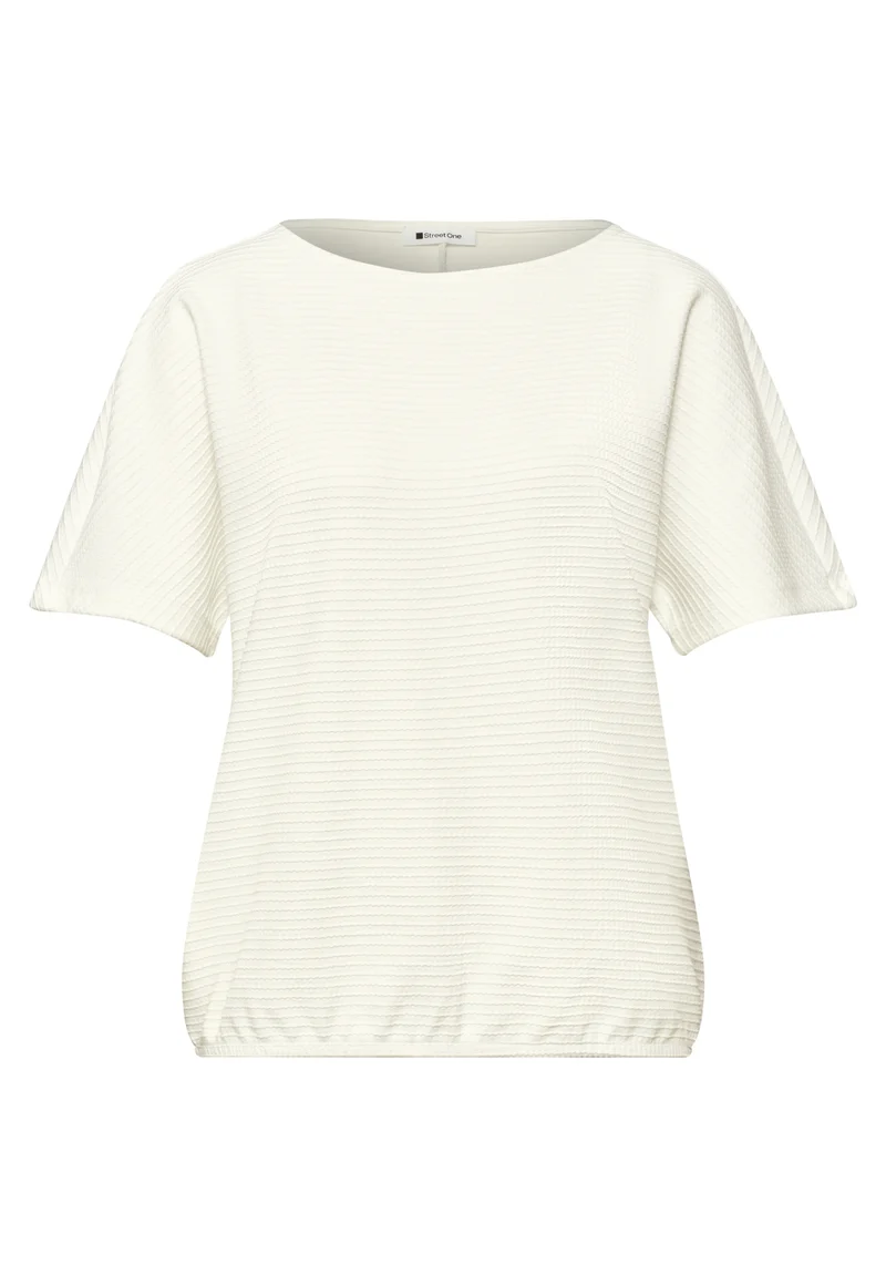 LTD QR structure shirt, off white