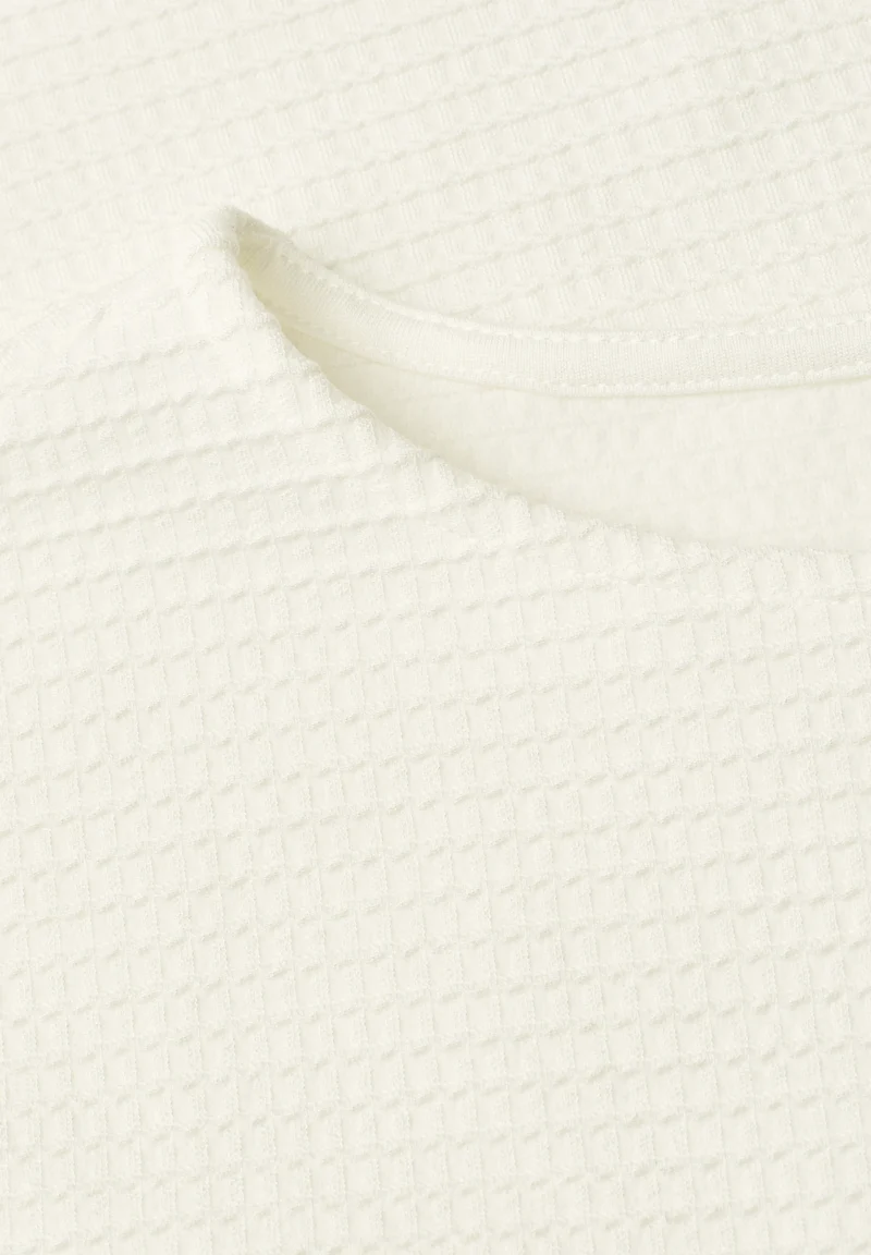LTD QR structure shirt, off white