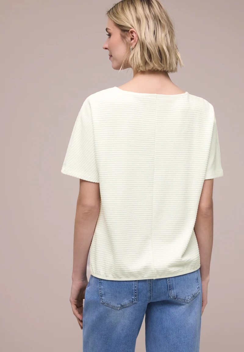 LTD QR structure shirt, off white
