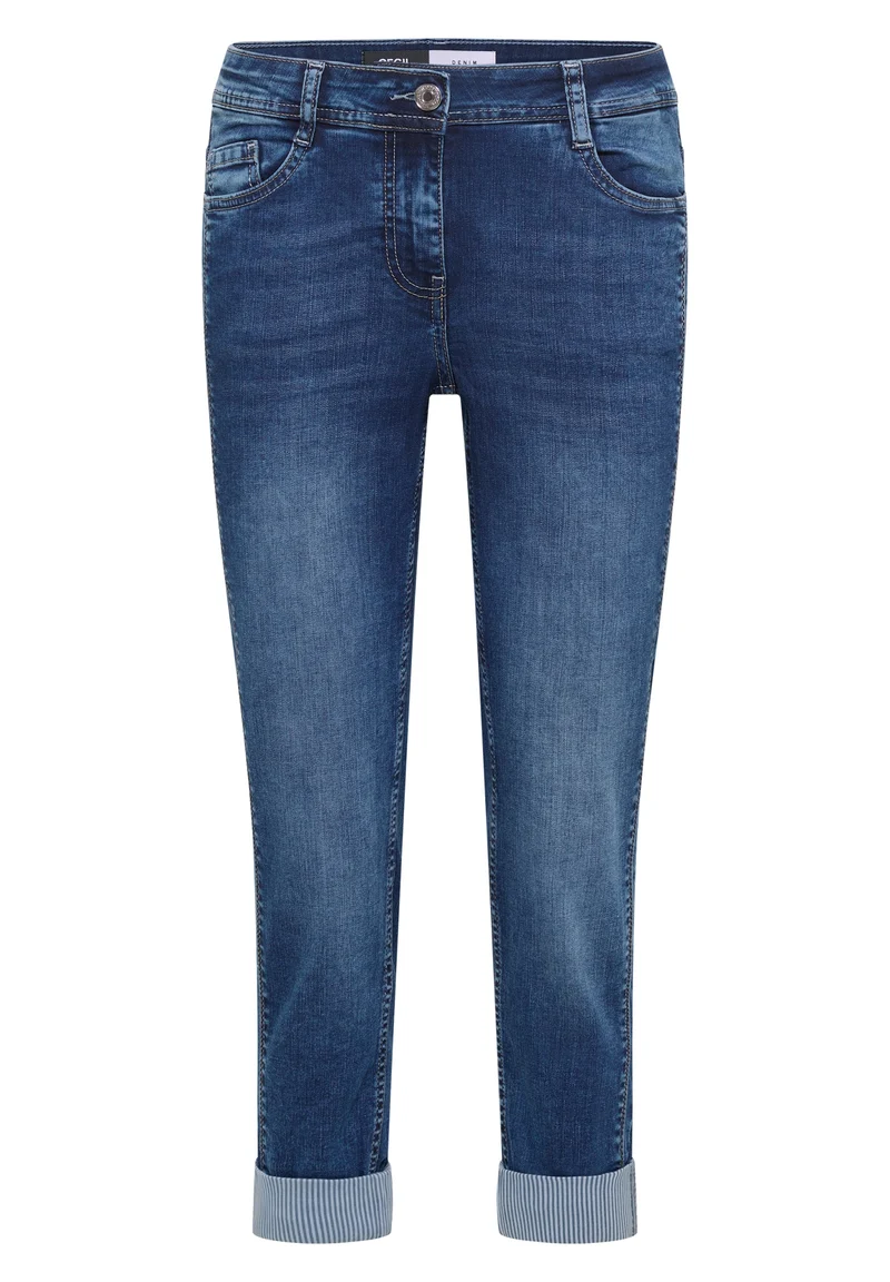 Style Scarlett STRAIGHT Mid Bl, mid blue wash
