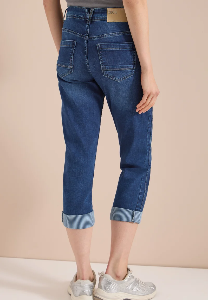 Style Scarlett STRAIGHT Mid Bl, mid blue wash