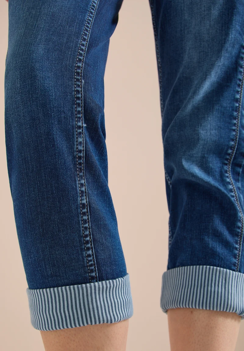 Style Scarlett STRAIGHT Mid Bl, mid blue wash
