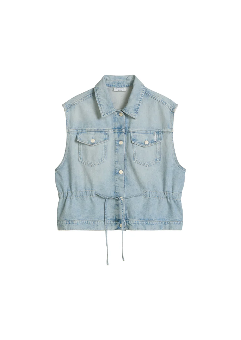 Denim Indoor Vests, Drawstring, Tru, Light Blue_Multi_63