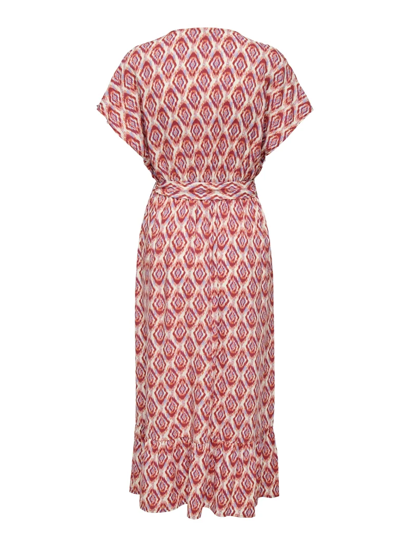 ONLZILLA ADELE SS LONG DRESS NOOS W, Equestrian Red/547 WARM