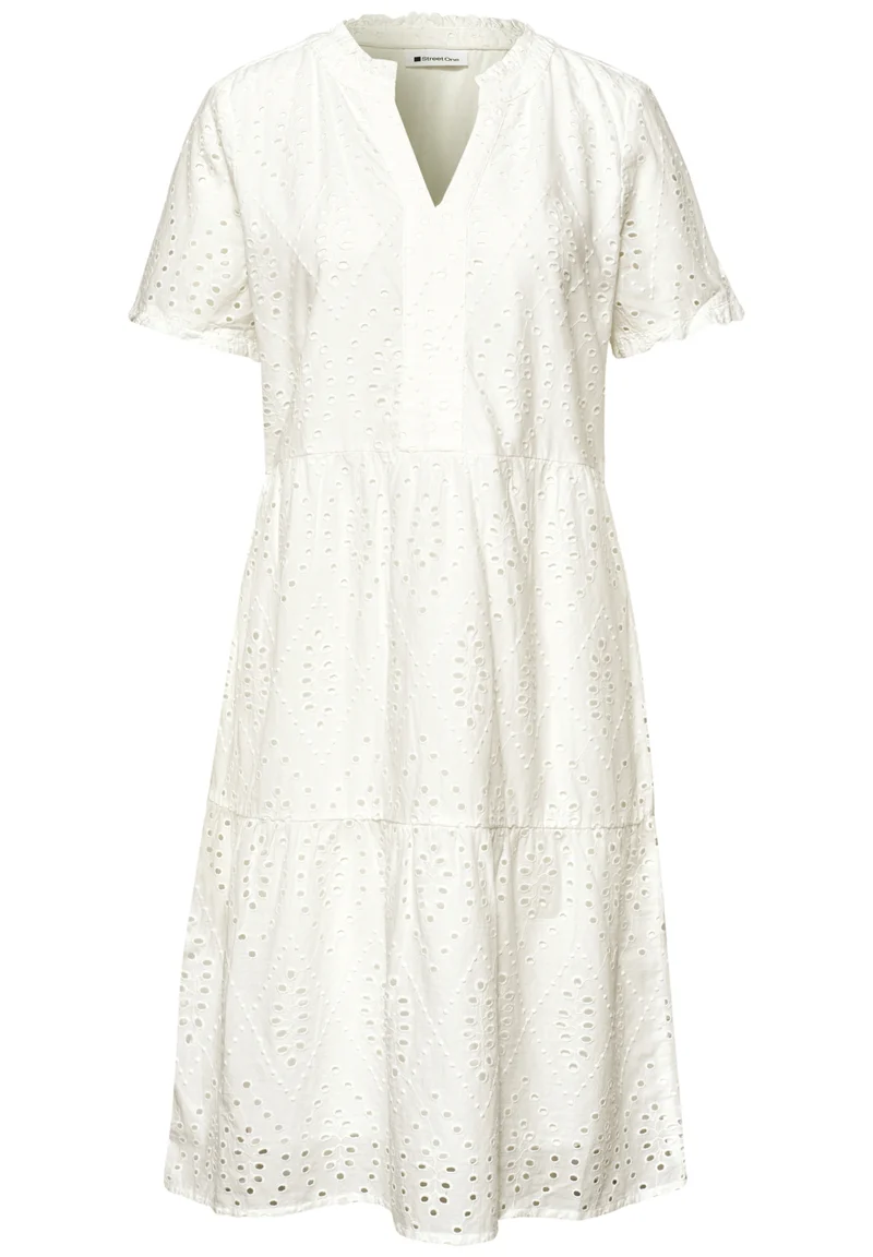 SOL_shiffley Tunic Dress solid, off white