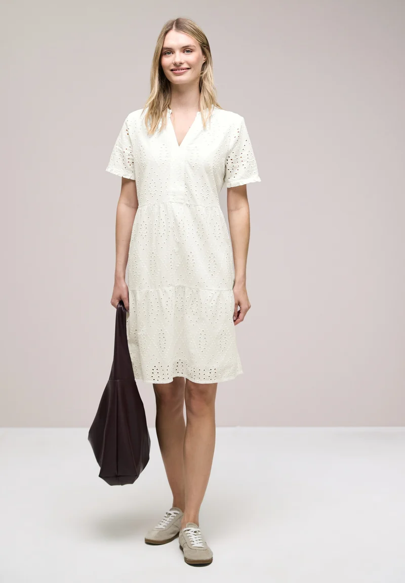 SOL_shiffley Tunic Dress solid, off white
