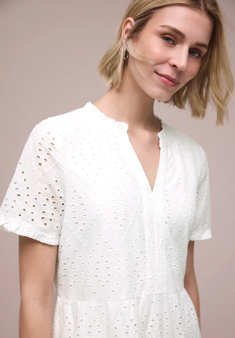 SOL_shiffley Tunic Dress solid, off white