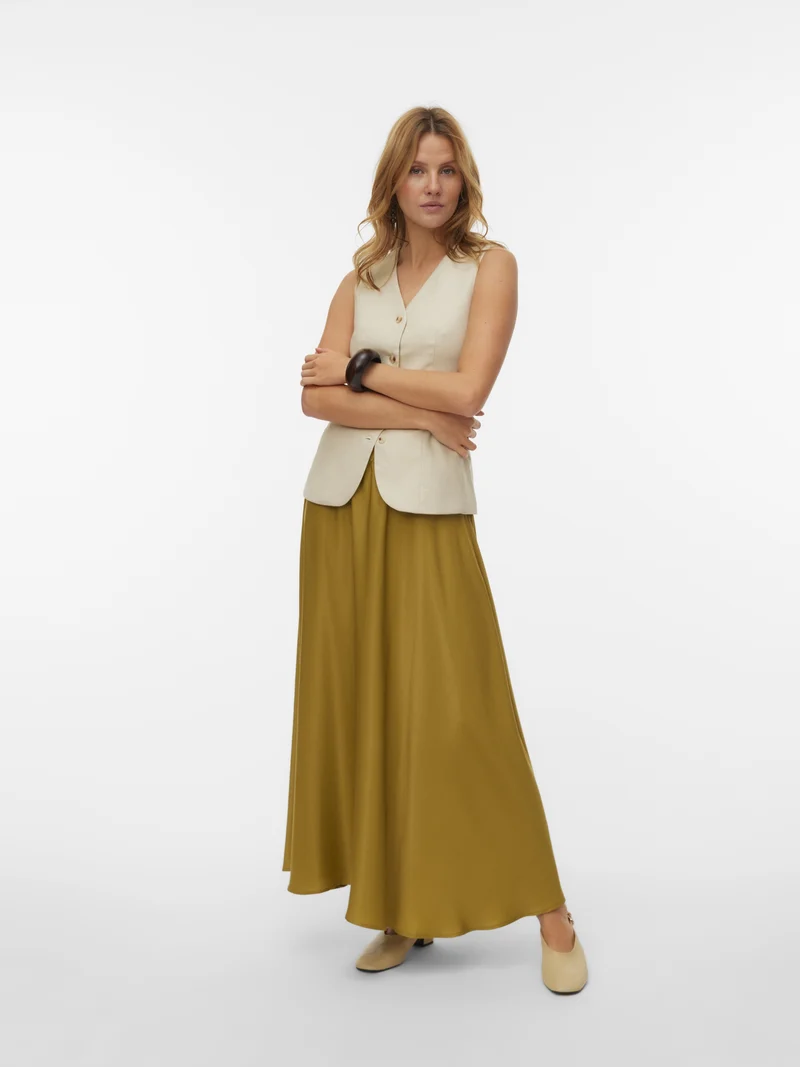 VMMIRA ANKLE SKIRT WVN, Willow