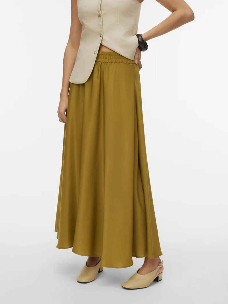 VMMIRA ANKLE SKIRT WVN, Willow