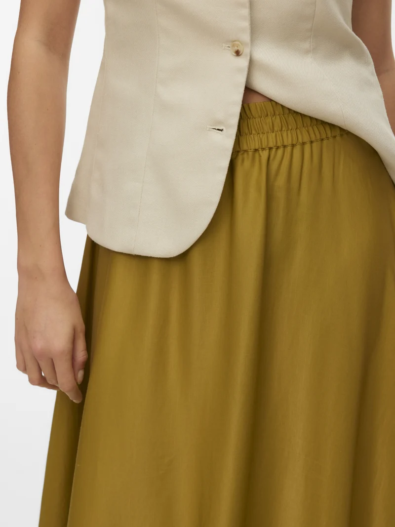 VMMIRA ANKLE SKIRT WVN, Willow