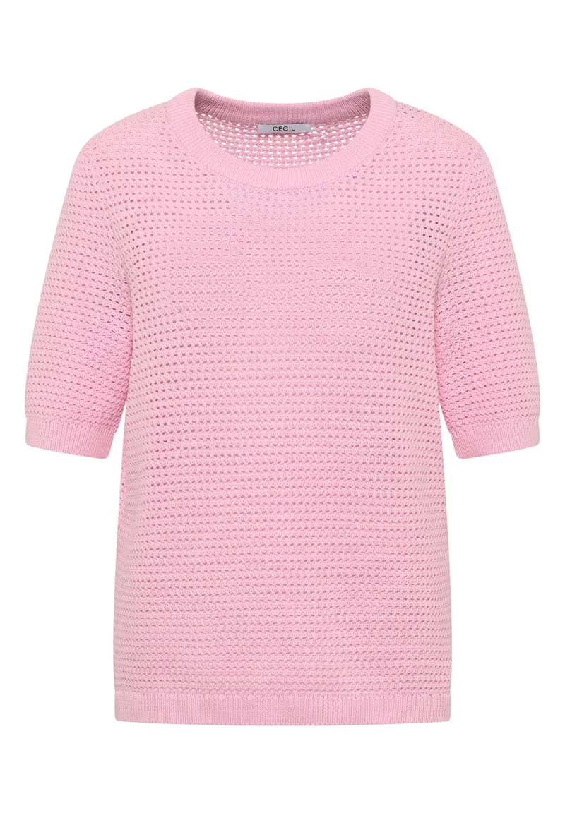 Structured Roundneck, light blush rose