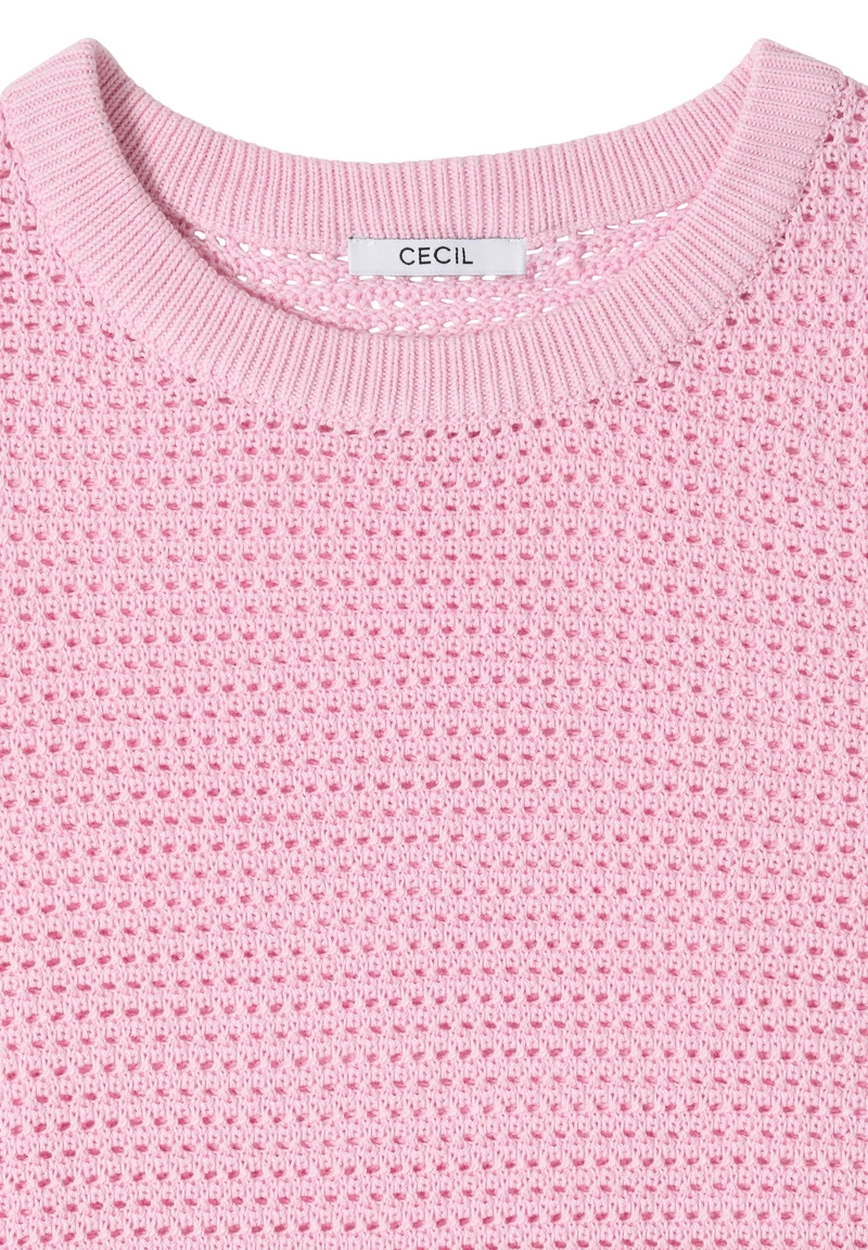 Structured Roundneck, light blush rose