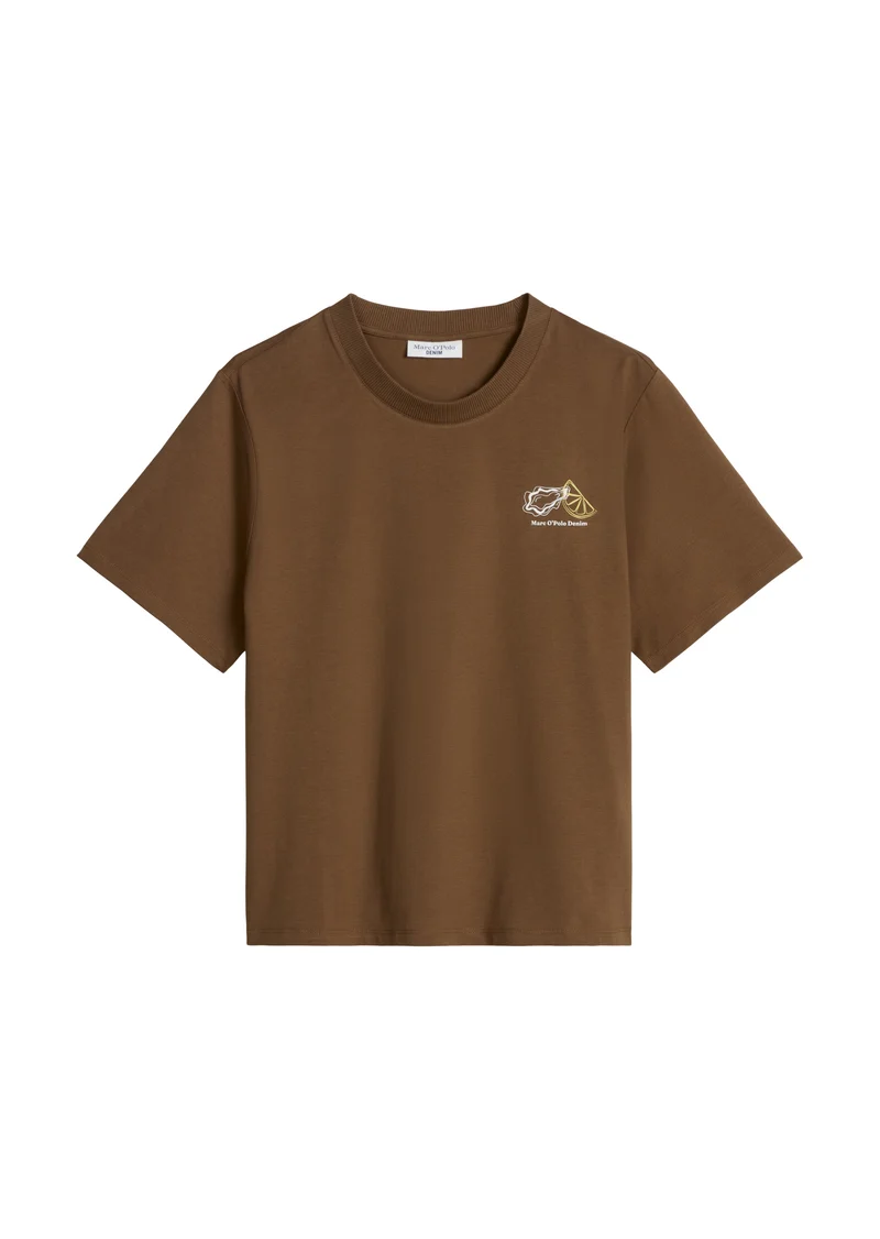 T-Shirt, SSL, Roundneck, Print, Cro, Umbra Brown