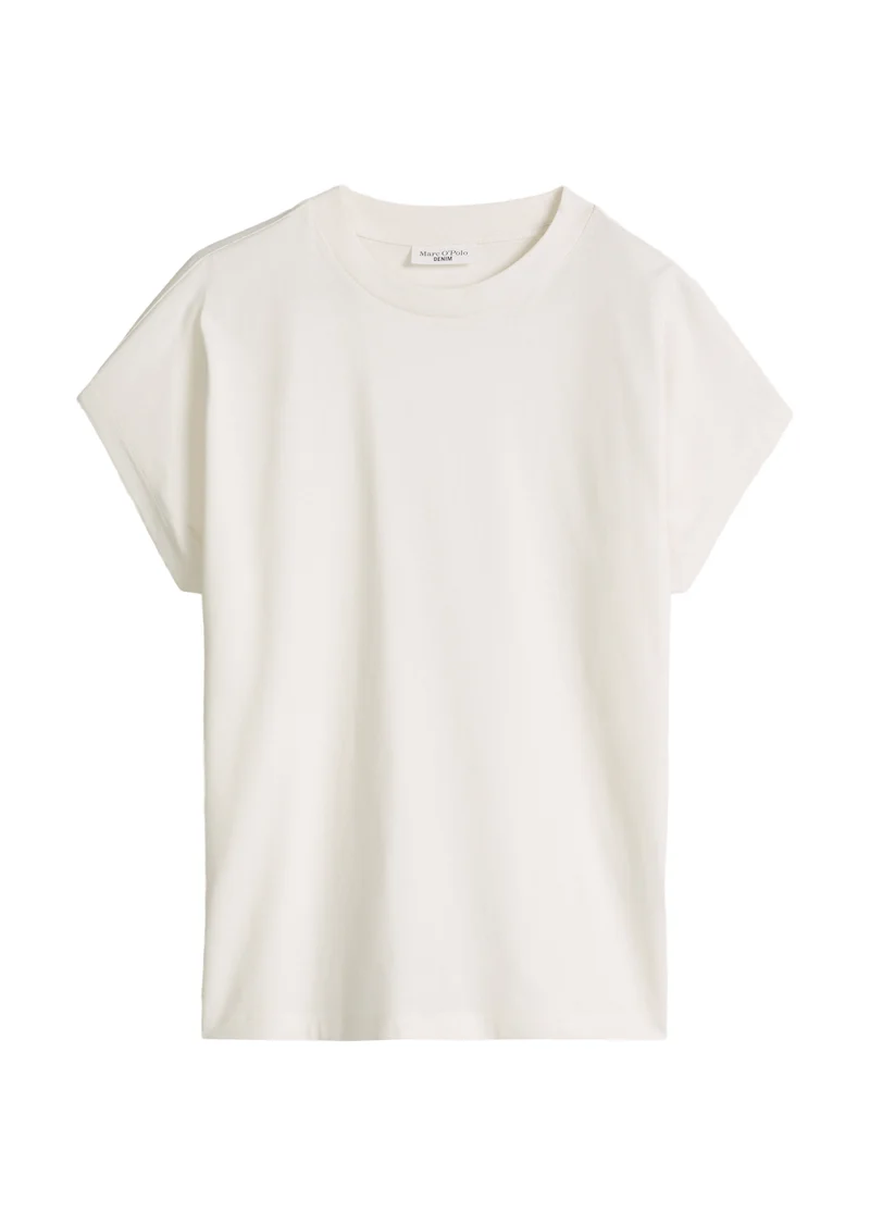 T-Shirt, SSL, Overcut Shoulder, Silky White