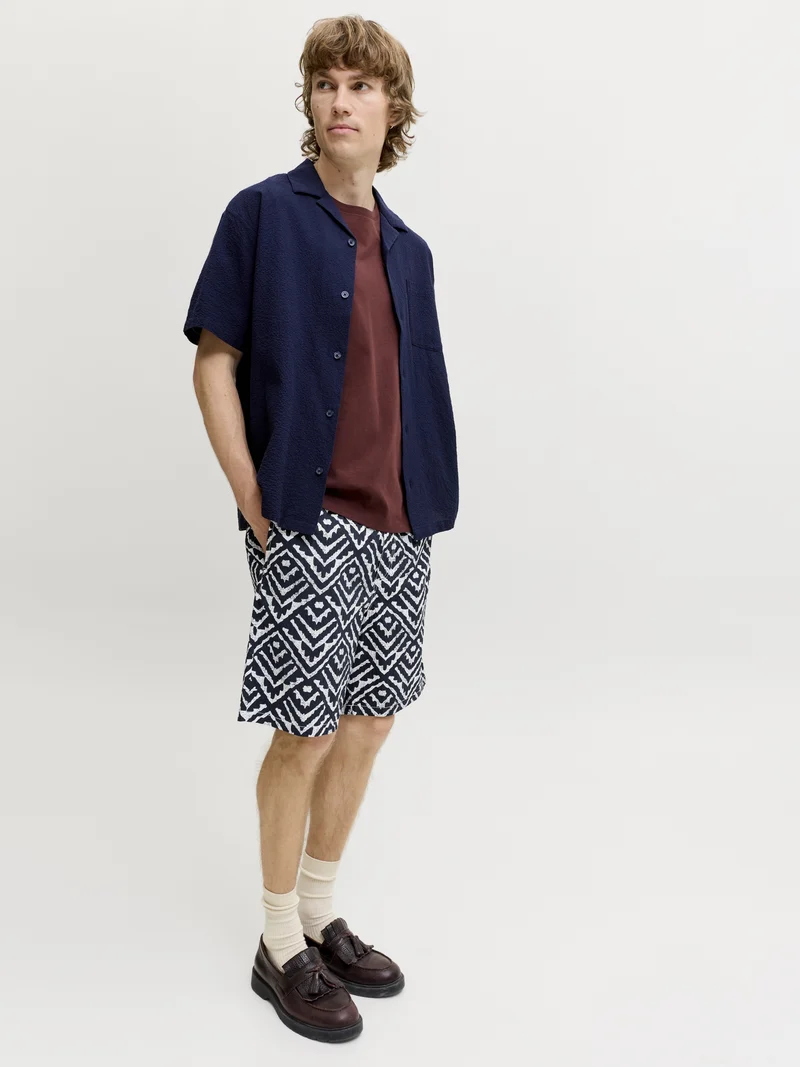JPSTJAIDEN MILO SEERSUCKER SHORT SR, Sky Captain/AOP