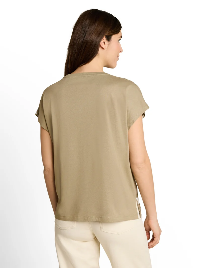 T-Shirt fabric mix, Silver Olive