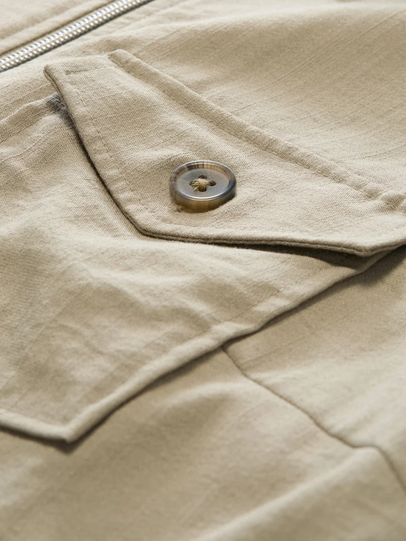 blazer fluent vest, Silver Olive