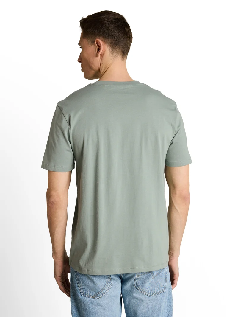 printed t-shirt, green mist