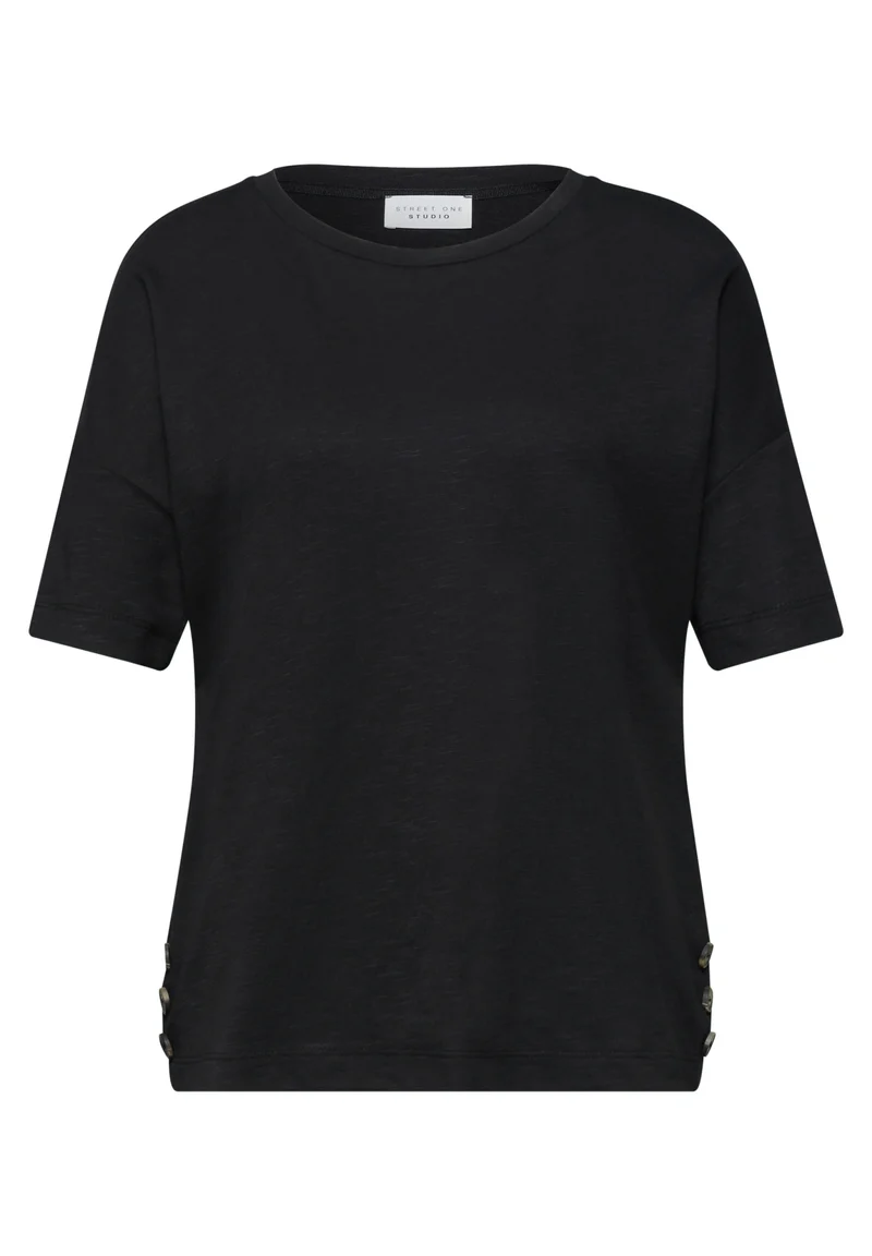 LTD QR_Studio_basic short shir, Black