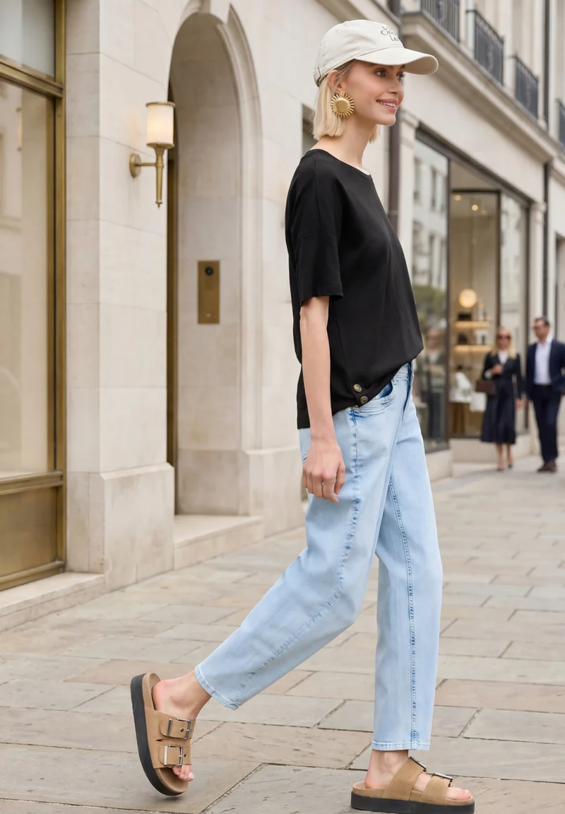 LTD QR_Studio_basic short shir, Black